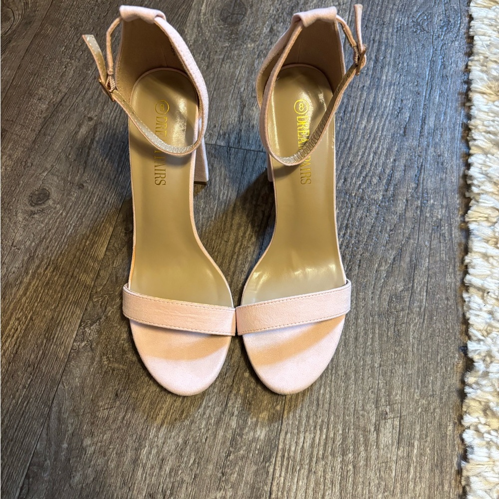 Elegant Pink Women's Chunky Heels